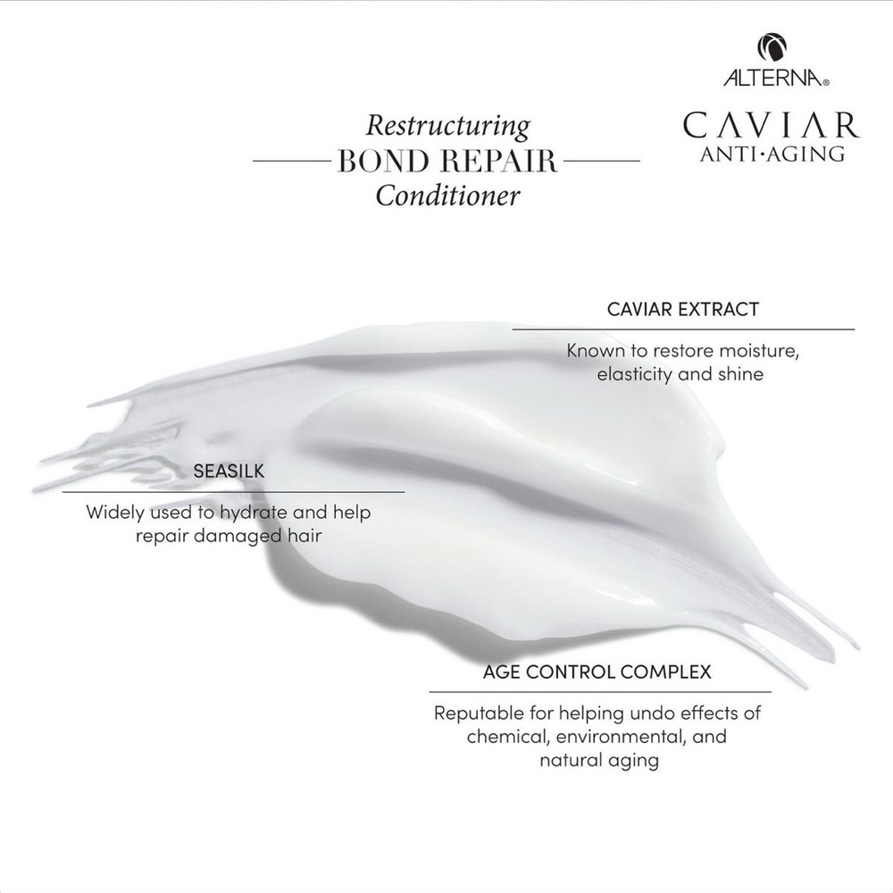 Alterna Caviar Anti-Aging Restructuring Bond Repair Conditioner 16.5oz - Picture 2 of 8